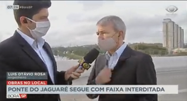 Engenheiro fala sobre as obras na Ponte do Jaguaré
