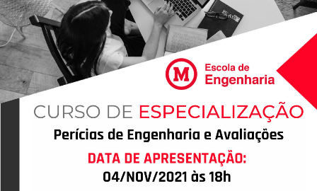 Lançamento turma Pós-Graduação em Perícias de Engenharia e Avaliações – Universidade Mackenzie IBAPESP