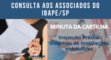 MINUTA Cartilha Inspeção Predial – Sistemas de Instalações Hidráulicas