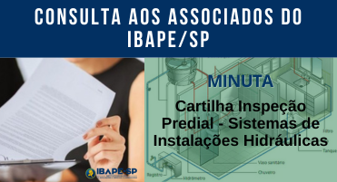 MINUTA Cartilha Inspeção Predial – Sistemas de Instalações Hidráulicas