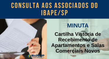 Minuta da Cartilha – Vistoria de Recebimento de Apartamentos e Salas Comerciais Novos