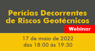 Webinar Perícias Decorrentes de Riscos Geotécnicos