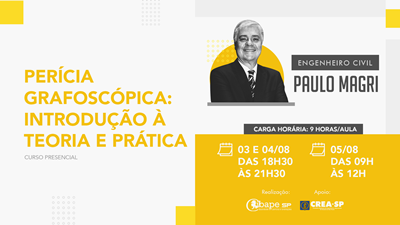 PRESENCIAL – PERÍCIA GRAFOSCÓPICA: Introdução à Teoria e Prática